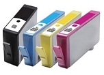 1 x 4 Cartridge Multipack Compatible with HP 364XL (Shows ink levels)