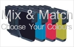 Mix & Match 4 Pack Compatible with Brother LC123