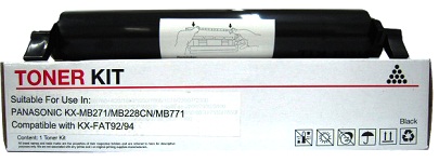 1 x Cartridge Compatible with Panasonic KX-FAT94 Black