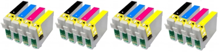 4 x Multipacks Compatible with Epson T0715