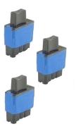 3 x Cyan Brother LC900C Compatible Ink Cartridges