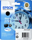 Genuine Epson 27XL Black Ink Cartridge - High Capacity - Alarm Clock XL (C13T27114010) for Epson WF-7620TWF