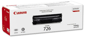 Genuine Canon 726 Black Toner Cartridges