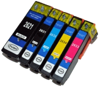 Epson T2636 Compatible Ink Cartridges - 1 Full Set 26XL (Polar Bear) for Epson XP-600
