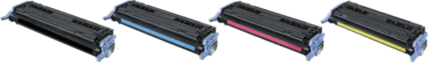 Reman HP 124A Multipack Black, Cyan, Magenta & Yellow Toner Cartridges for HP Colour LaserJet CM1017 MFP